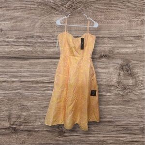 Lulu's Sunny Yellow Midi Dress